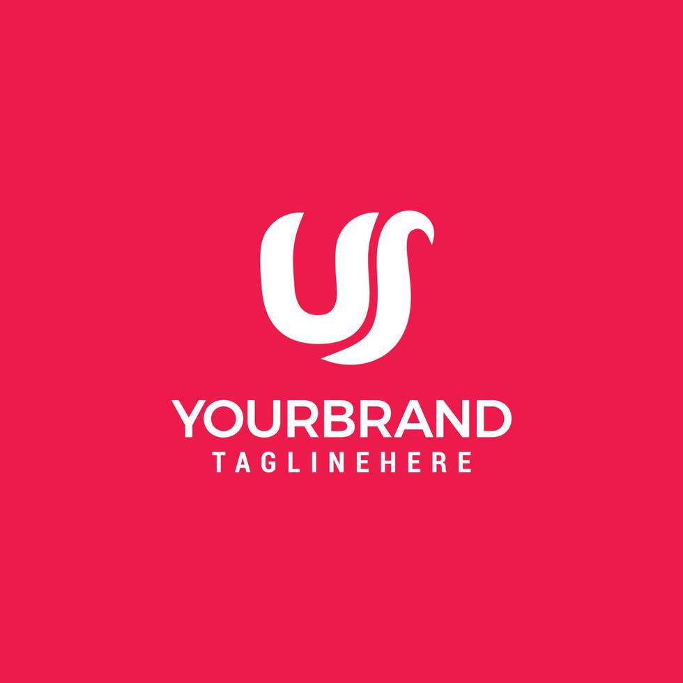 US Logo Design Template Vector Graphic Branding Element.