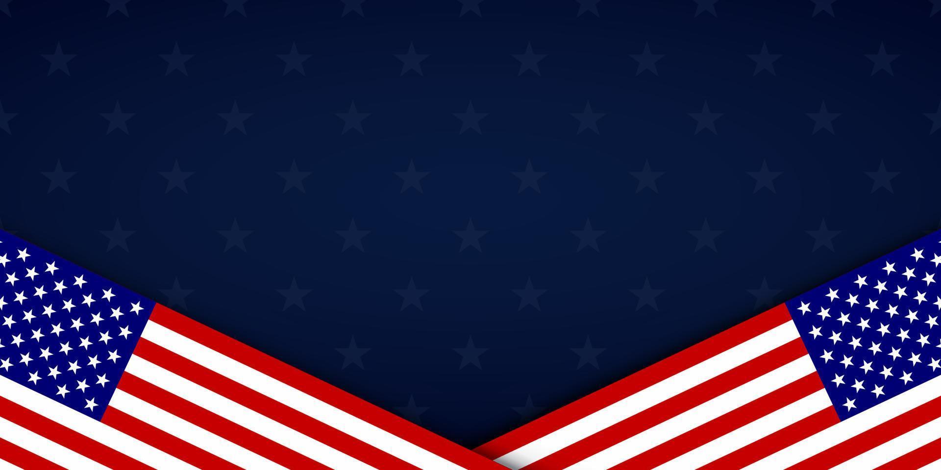 American flag background for any event vector