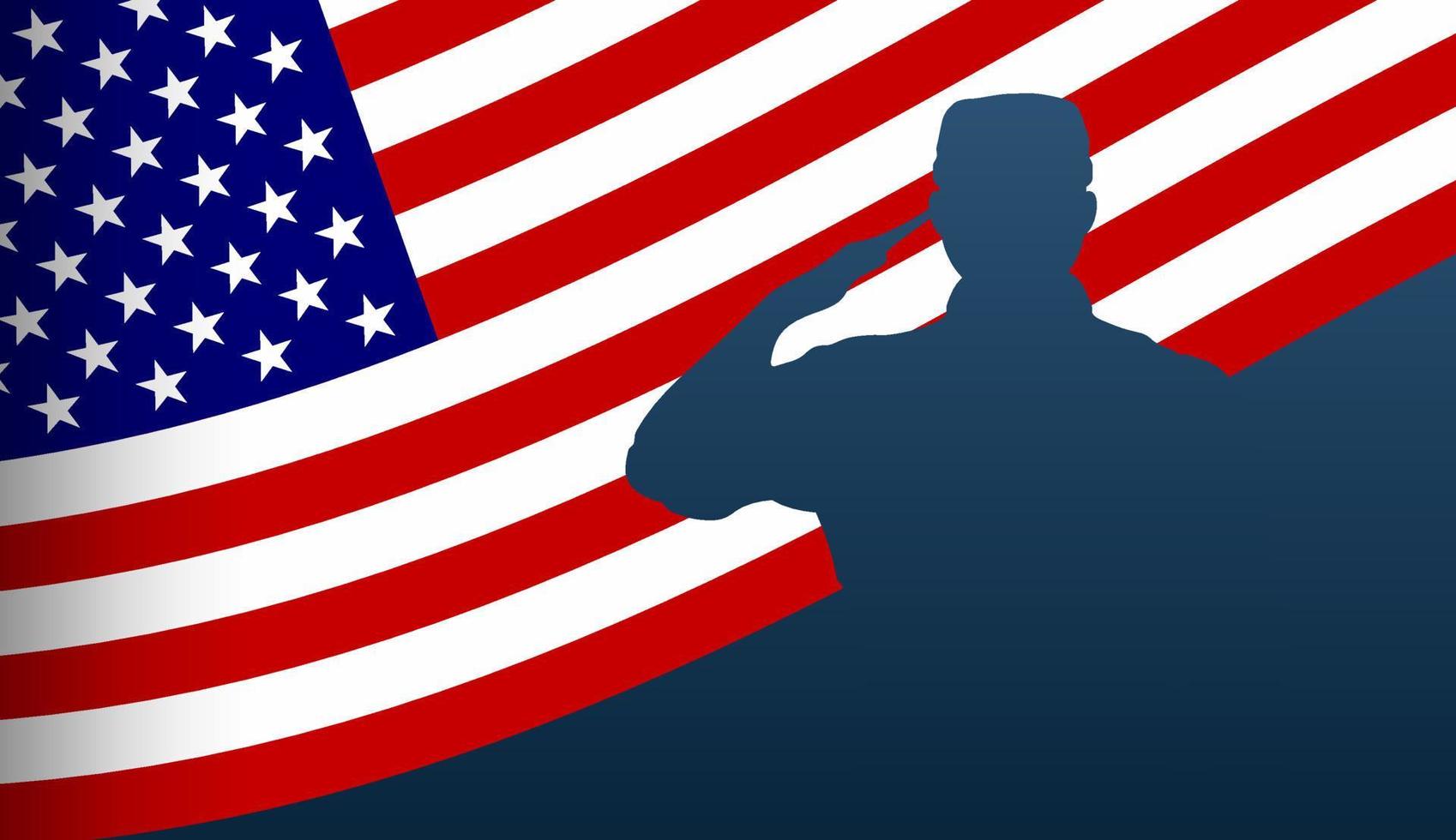 American flag background for any event vector