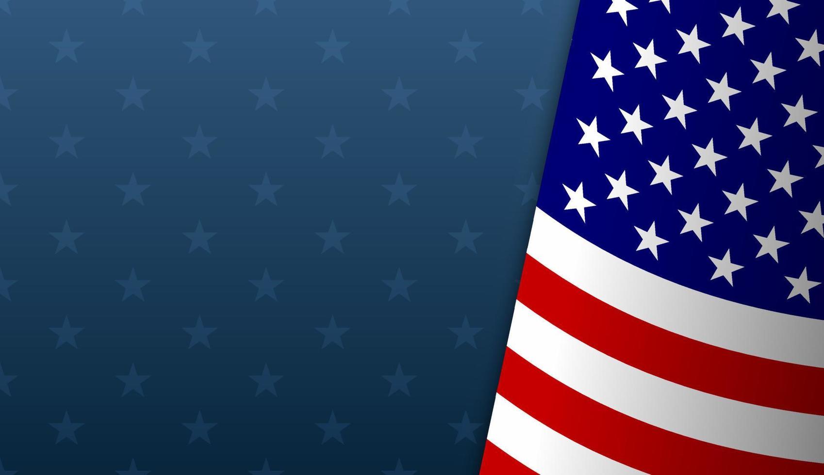 American flag background for any event vector