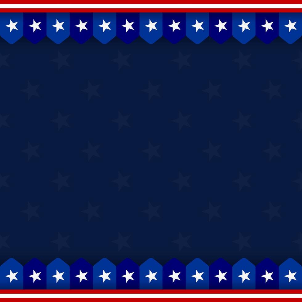 American flag background for any event vector