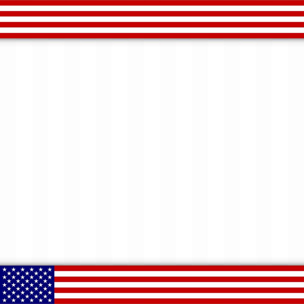 American flag background for any event vector