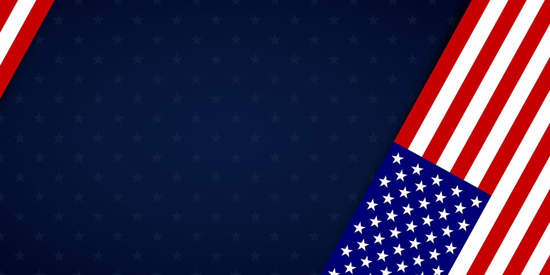 American flag background for any event vector