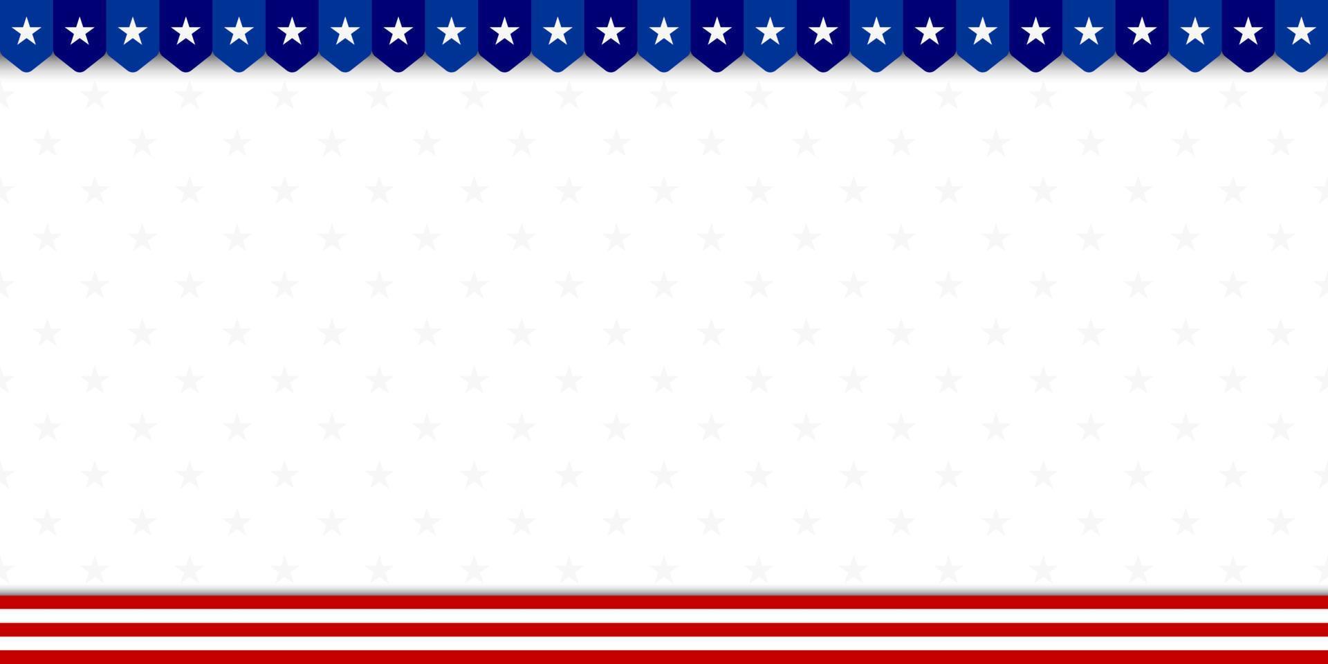 American flag background for any event vector