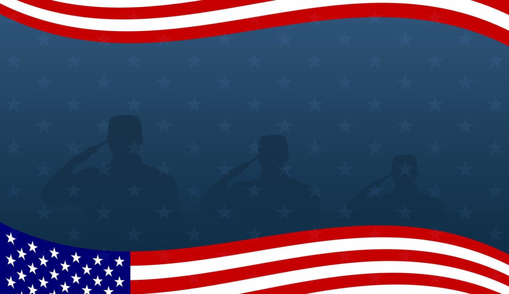 American flag background for any event vector