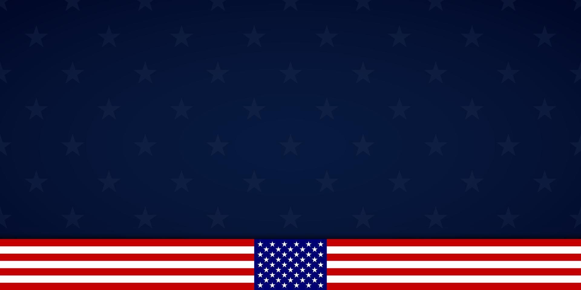 American flag background for any event vector