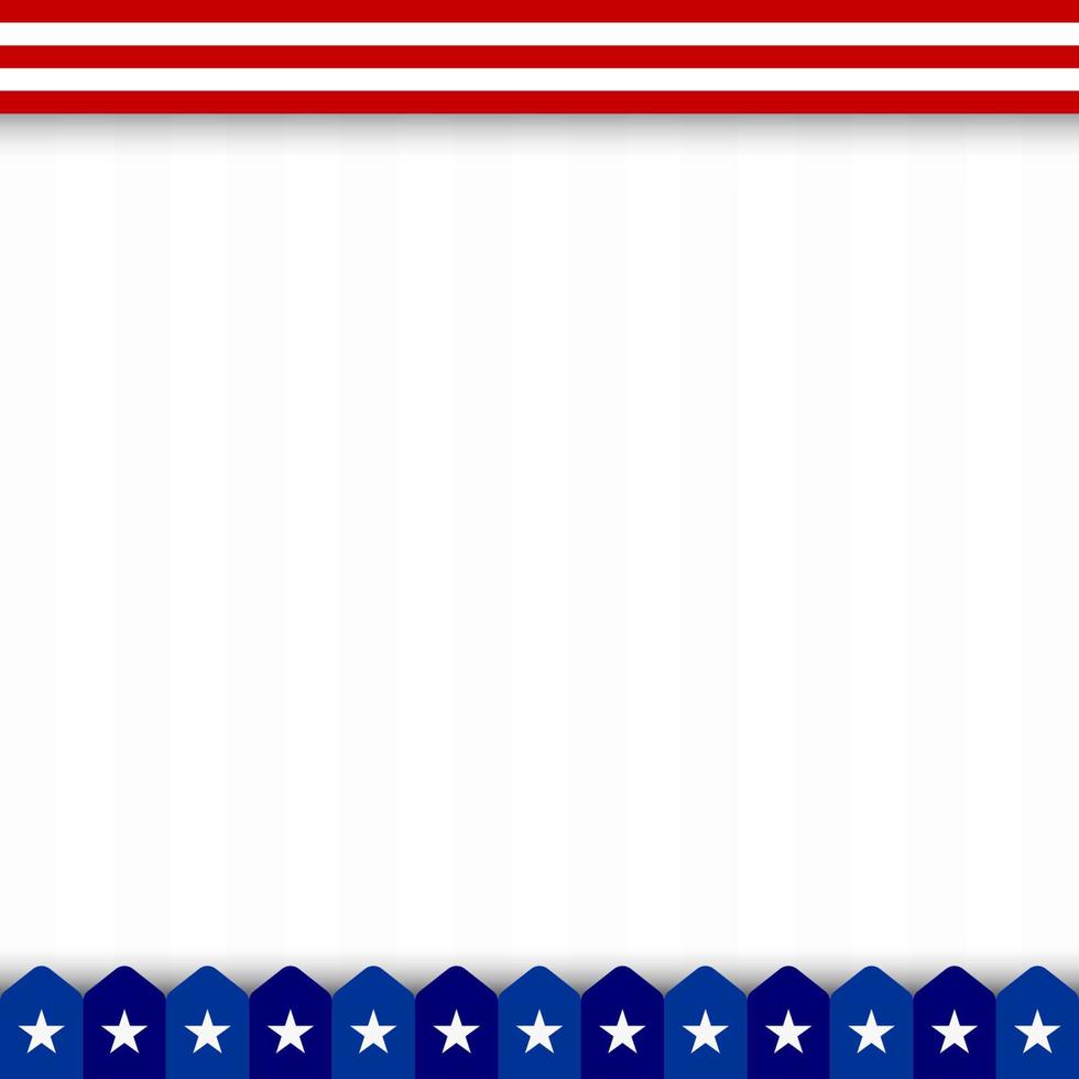 American flag background for any event vector