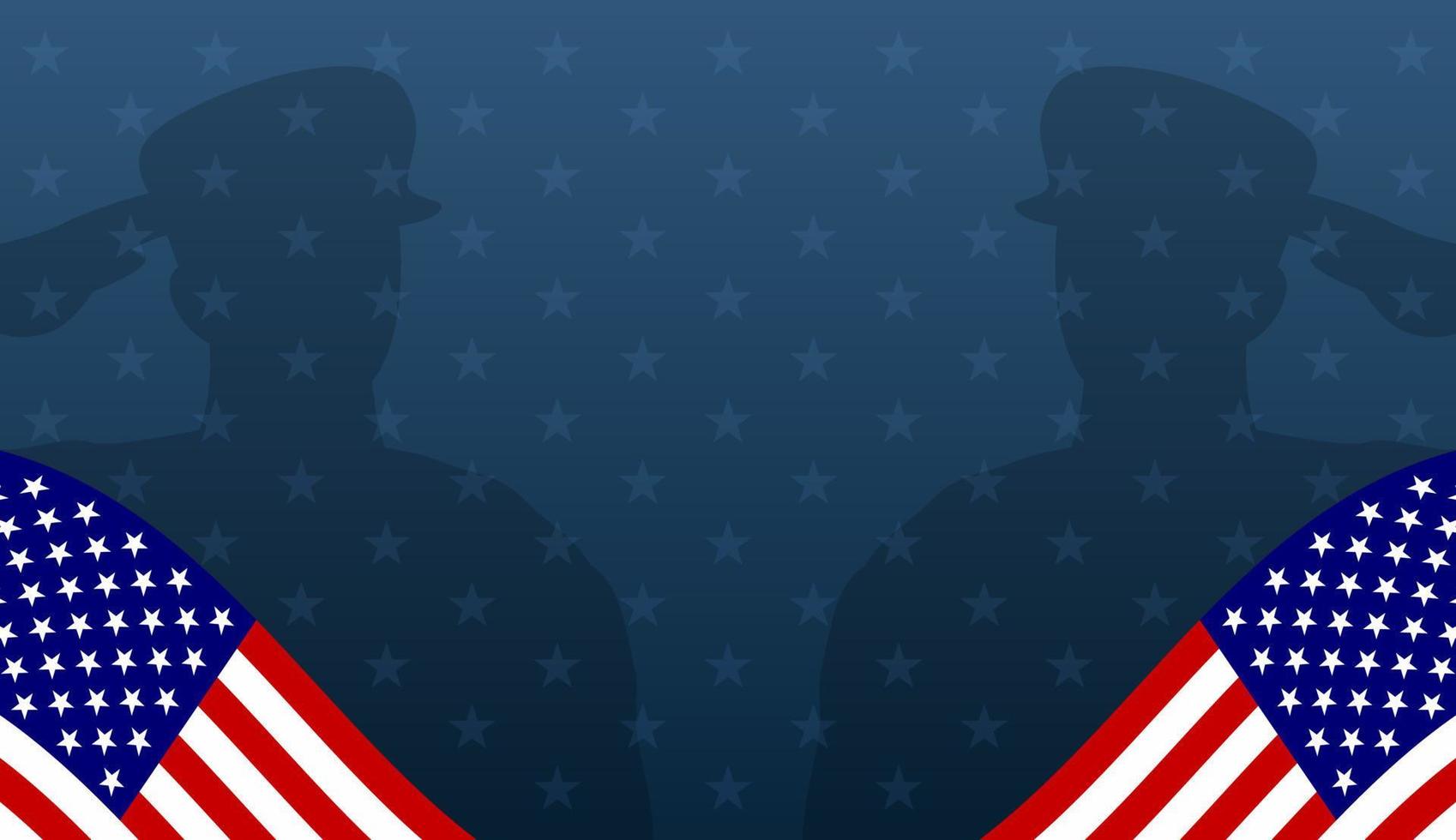 American flag background for any event vector