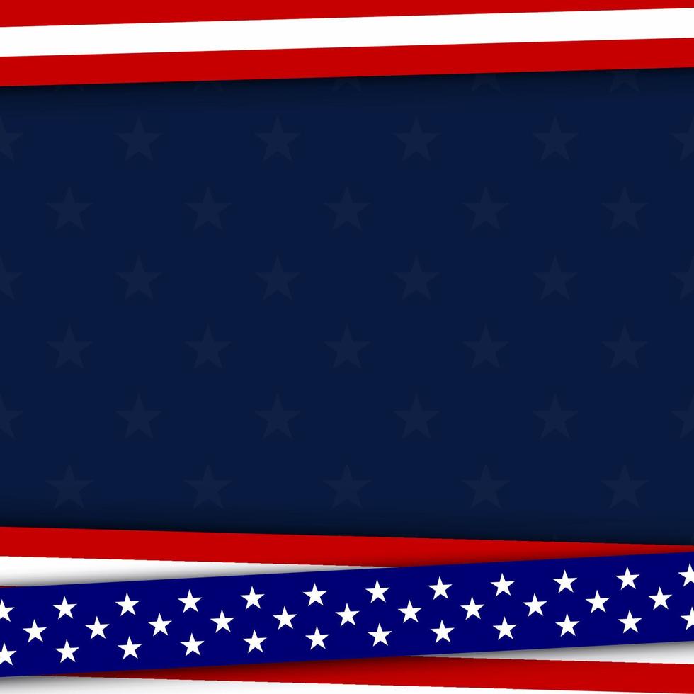 American flag background for any event vector