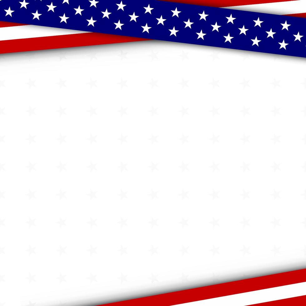American flag background for any event vector
