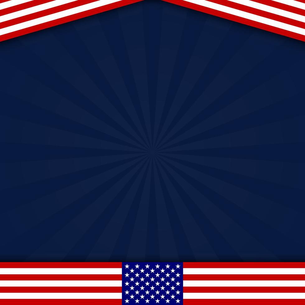 American flag background for any event vector
