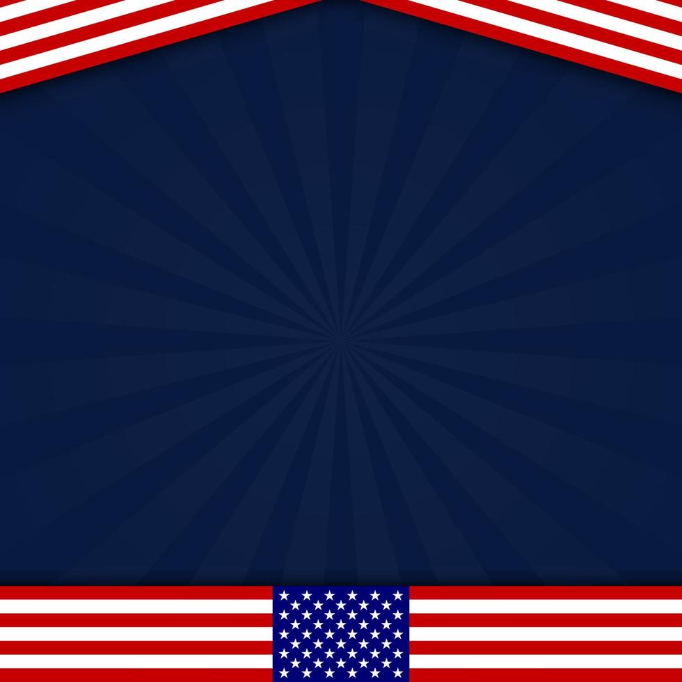 fondo de la bandera americana para cualquier evento vector