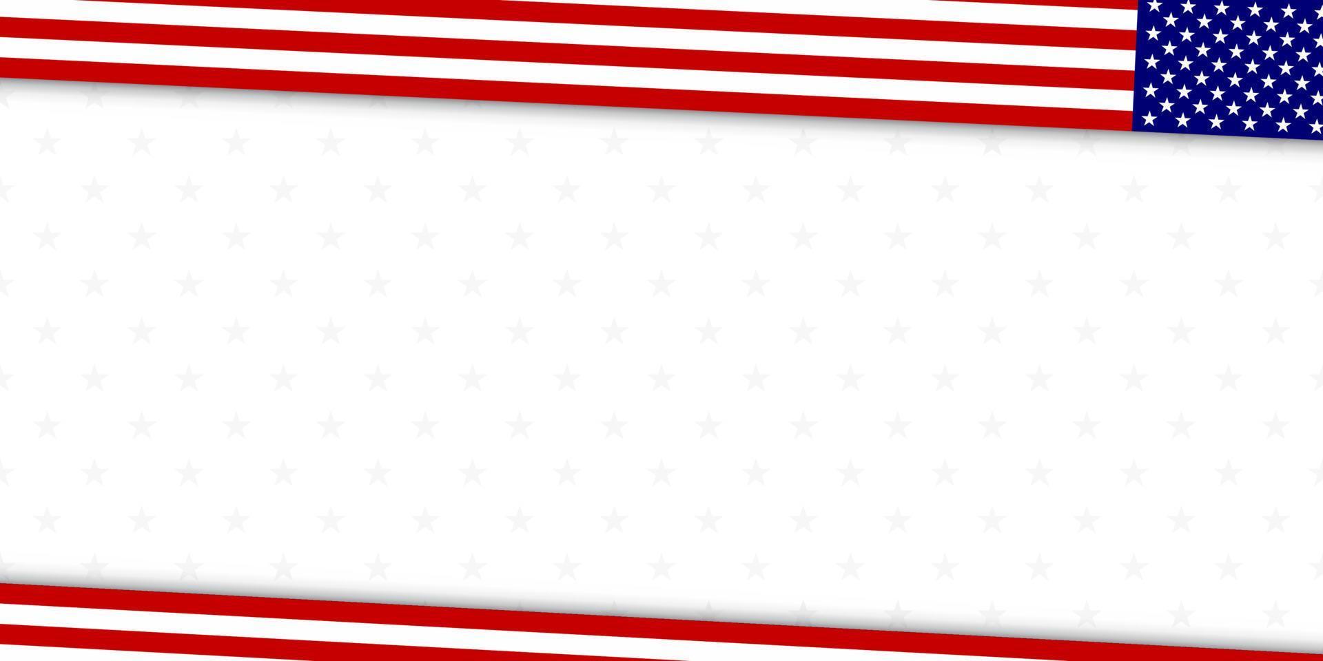 American flag background for any event vector