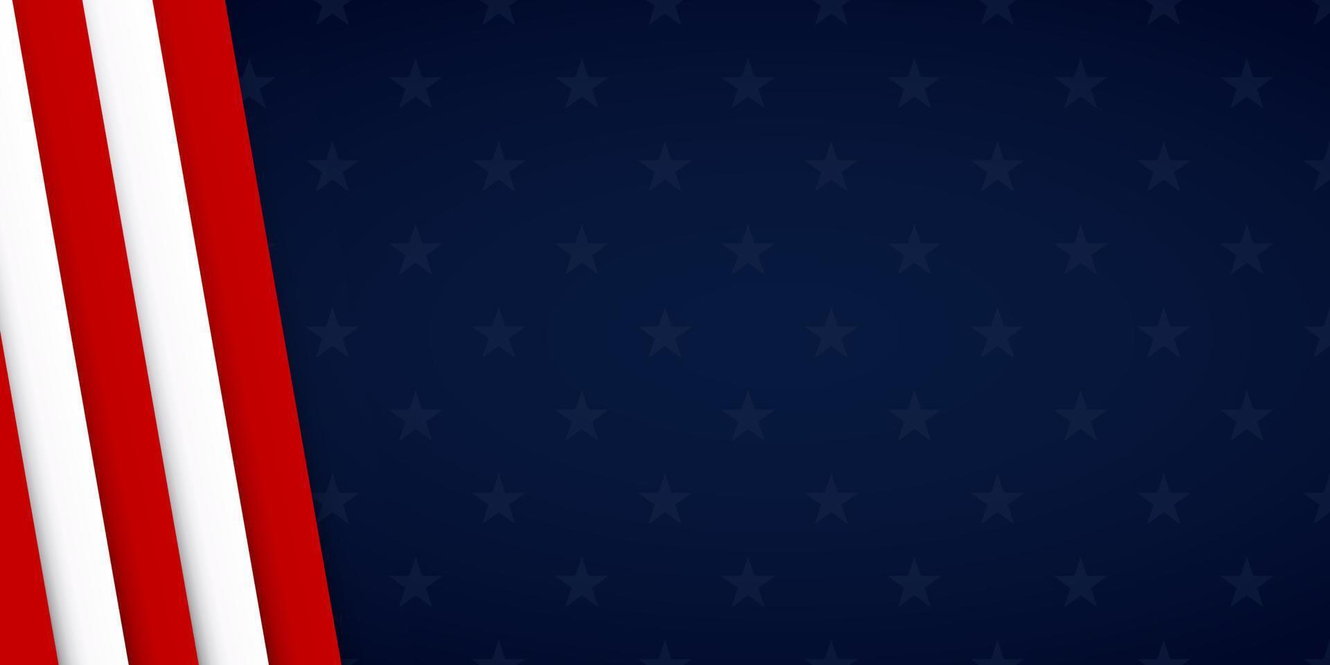 fondo de la bandera americana para cualquier evento vector