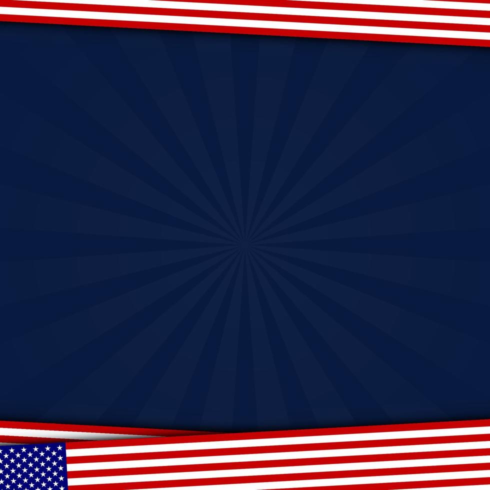 American flag background for any event vector