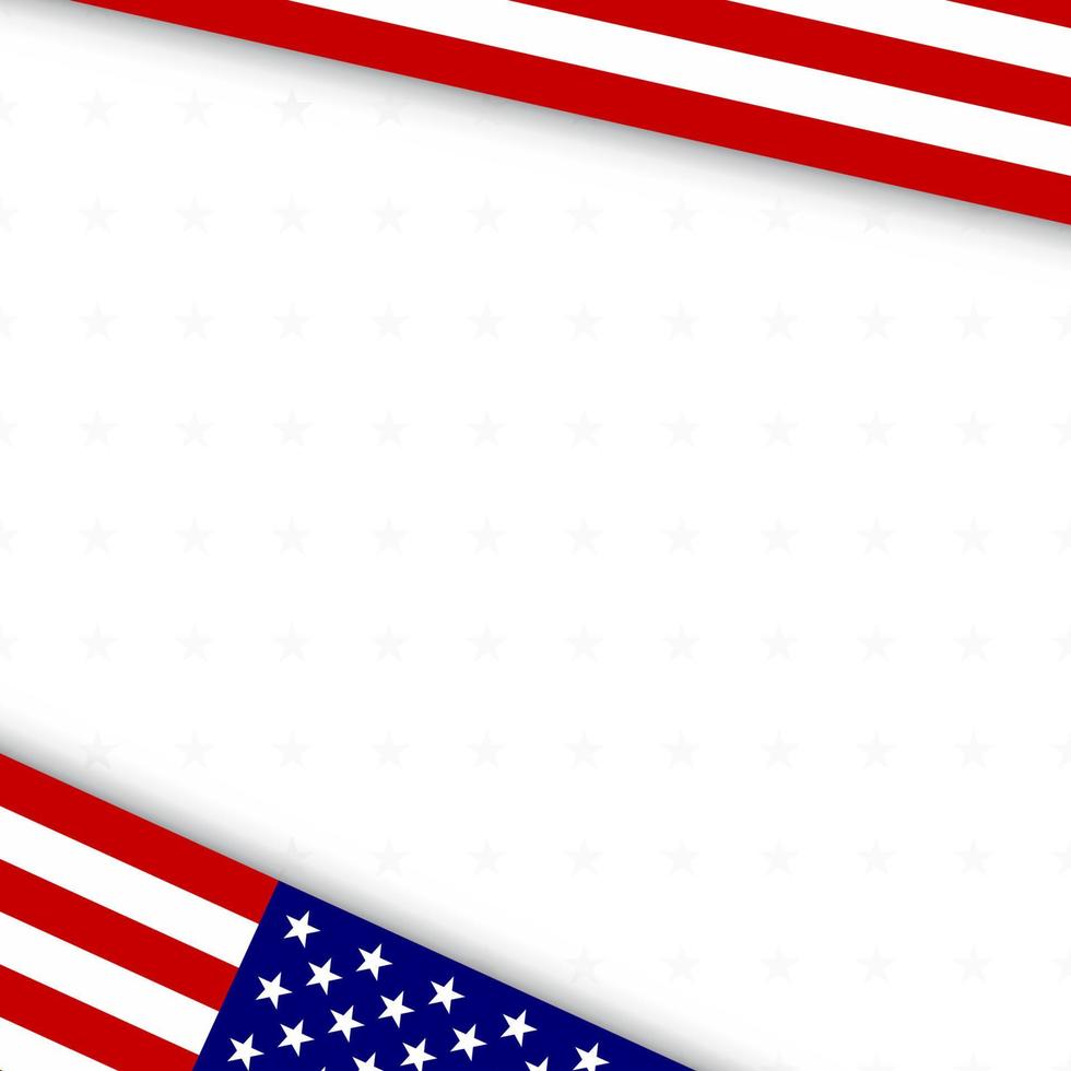 American flag background for any event vector