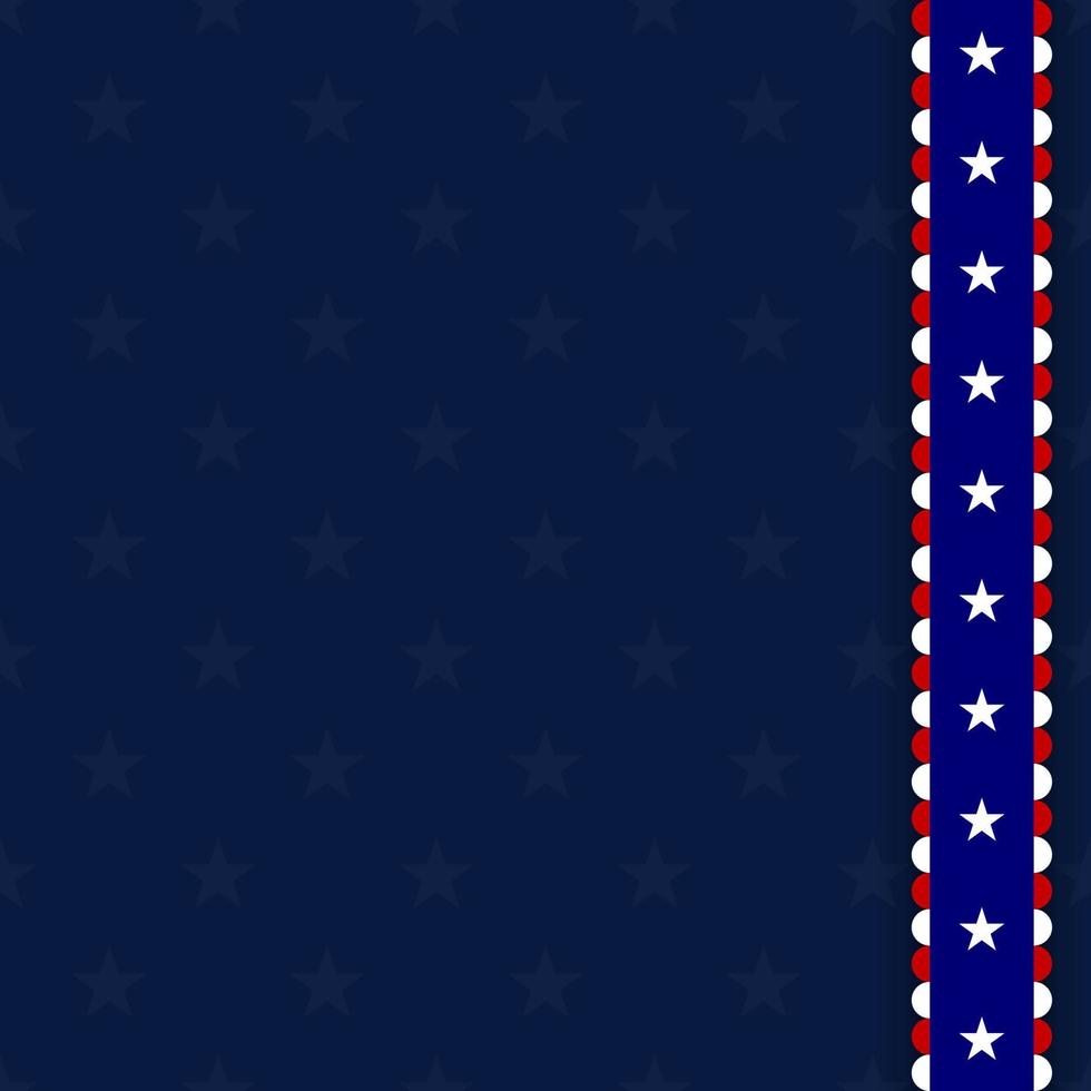 American flag background for any event vector