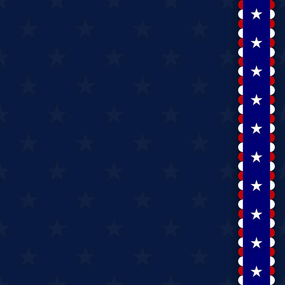 American flag background for any event vector