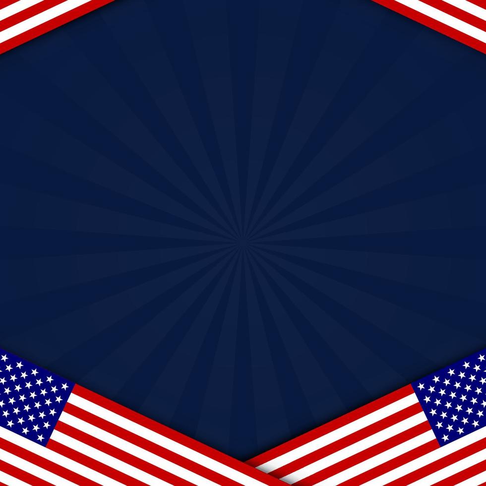 American flag background for any event vector