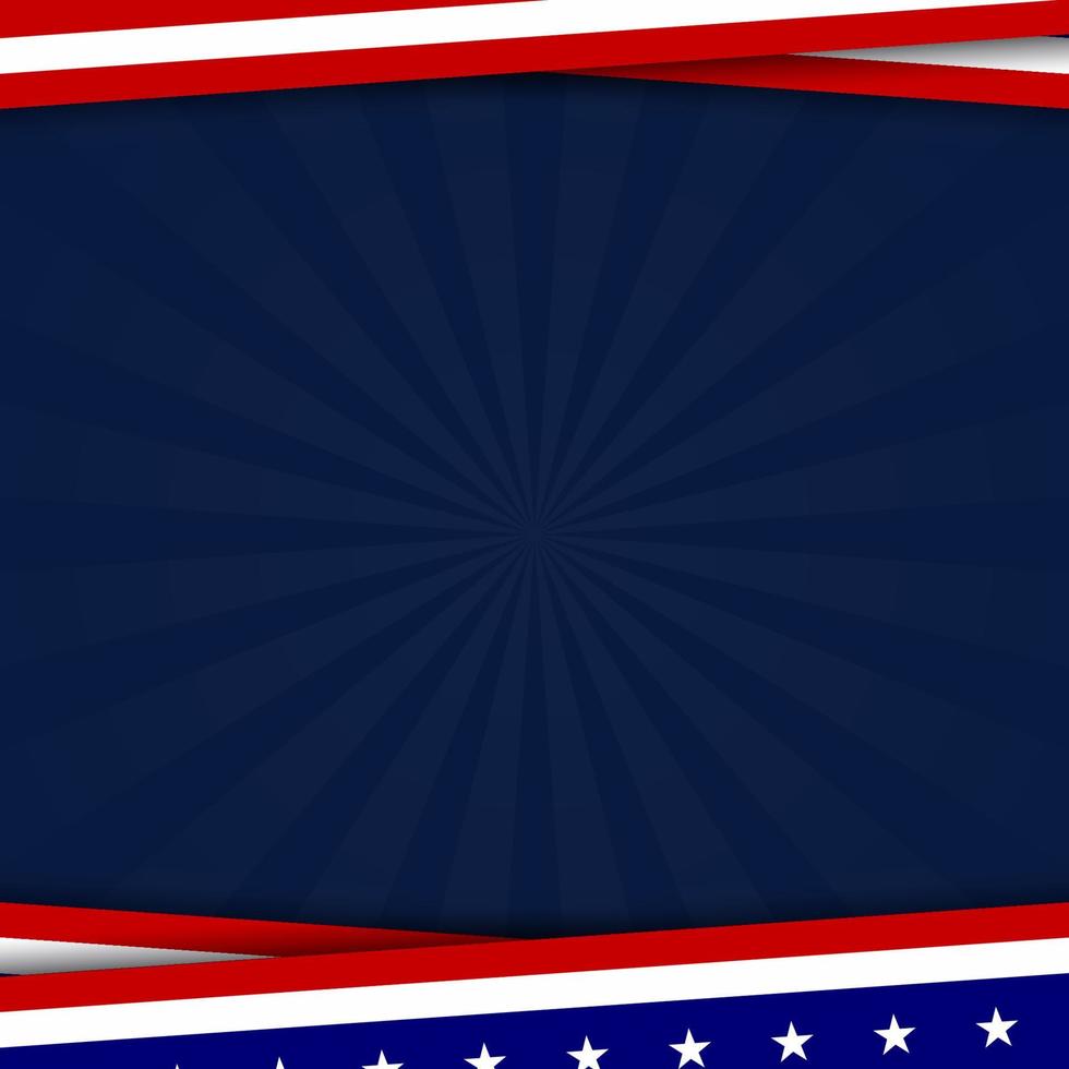 fondo de la bandera americana para cualquier evento vector