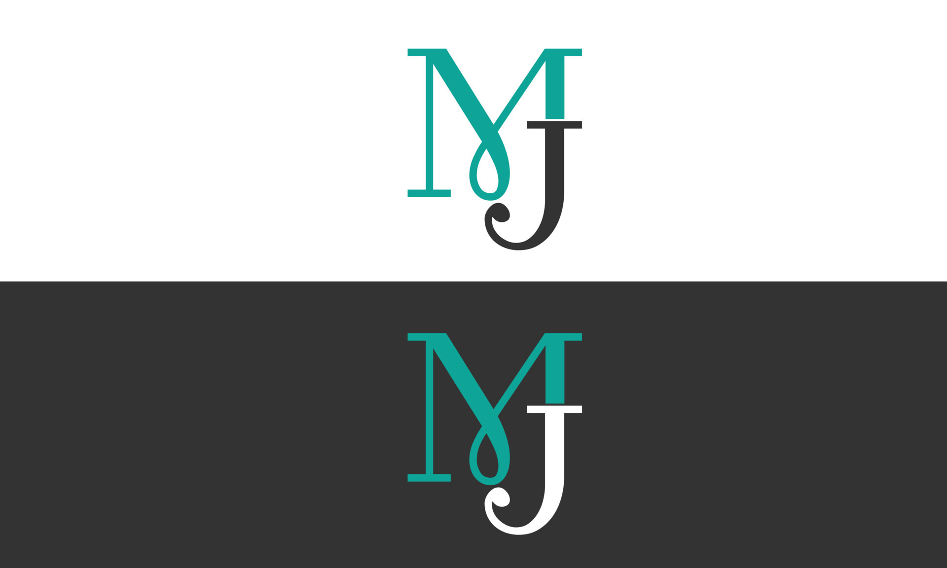 alfabeto letras iniciales monograma logo mj, jm, m y j 11437121 Vector