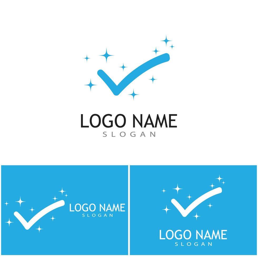 limpieza servicio limpio logo icono vector plantilla