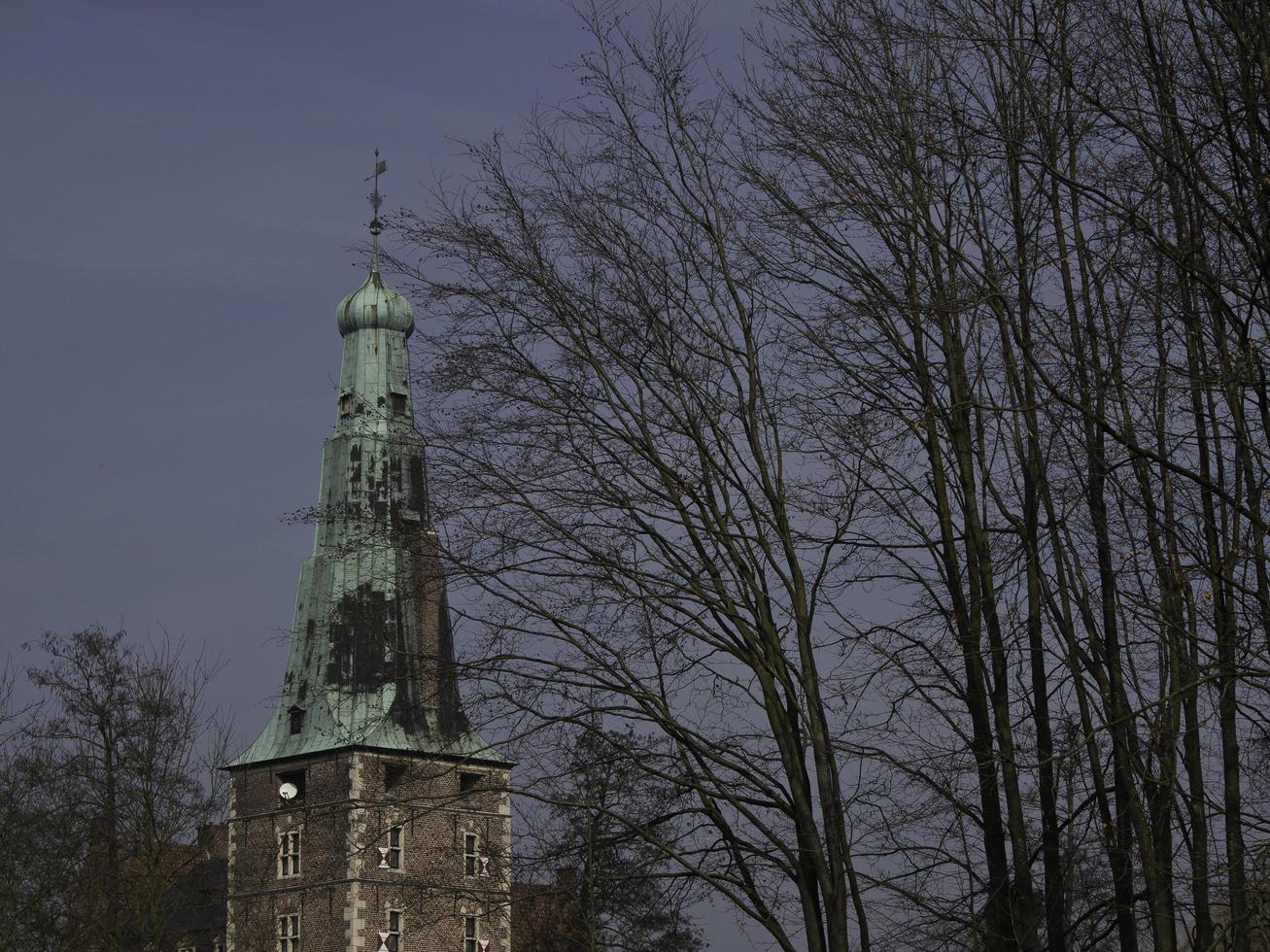 raesfeld,alemania,2020-el castillo de raesfeld en alemania foto