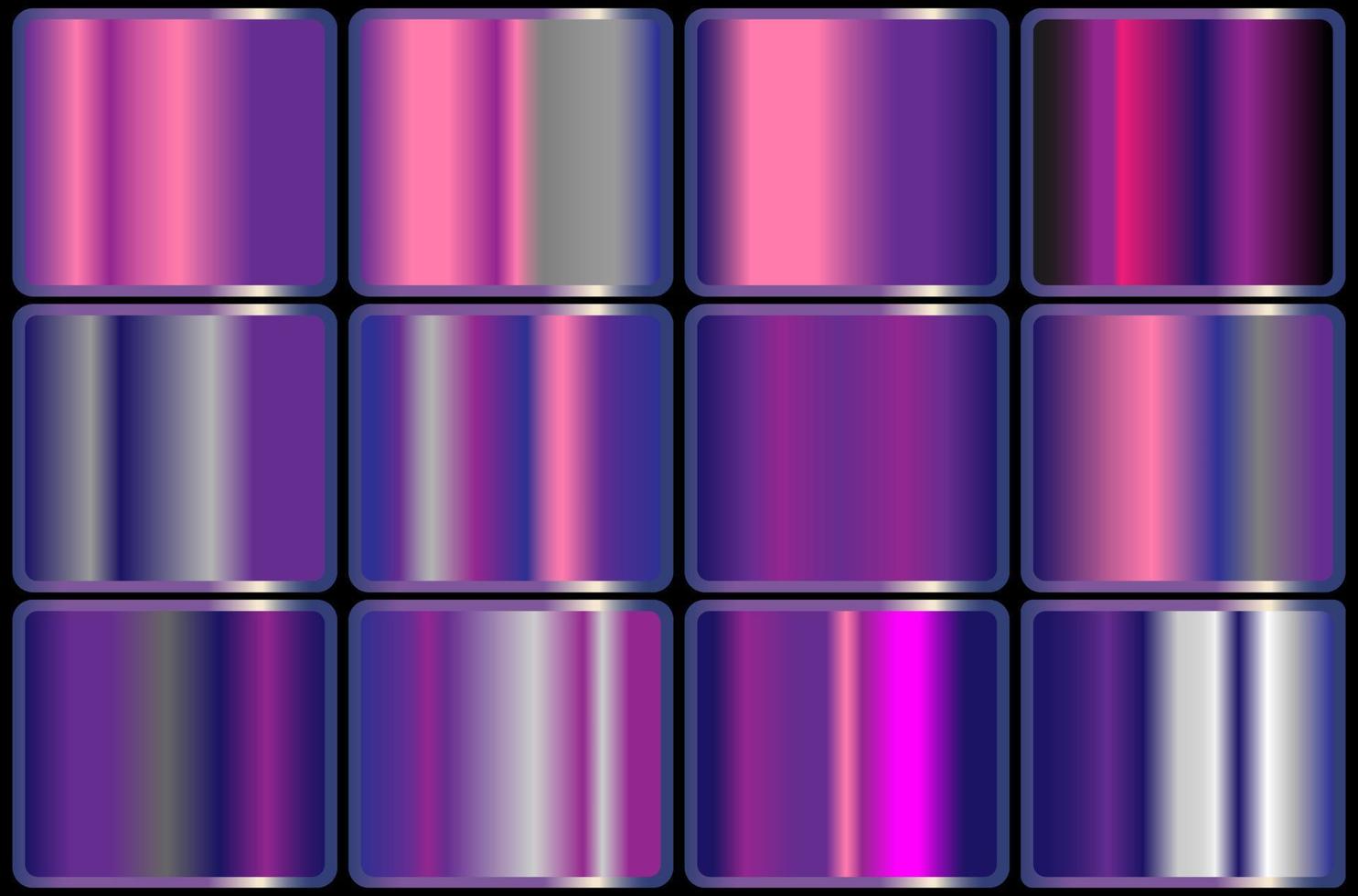 Purple gradient colors vector