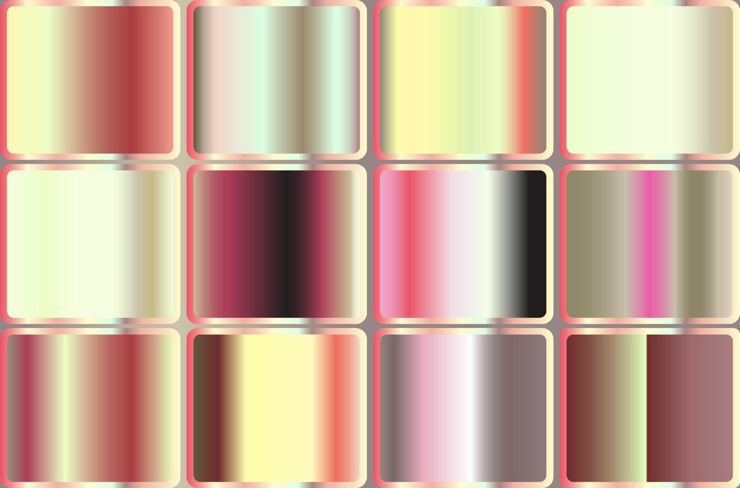 Golden color Gradient vector