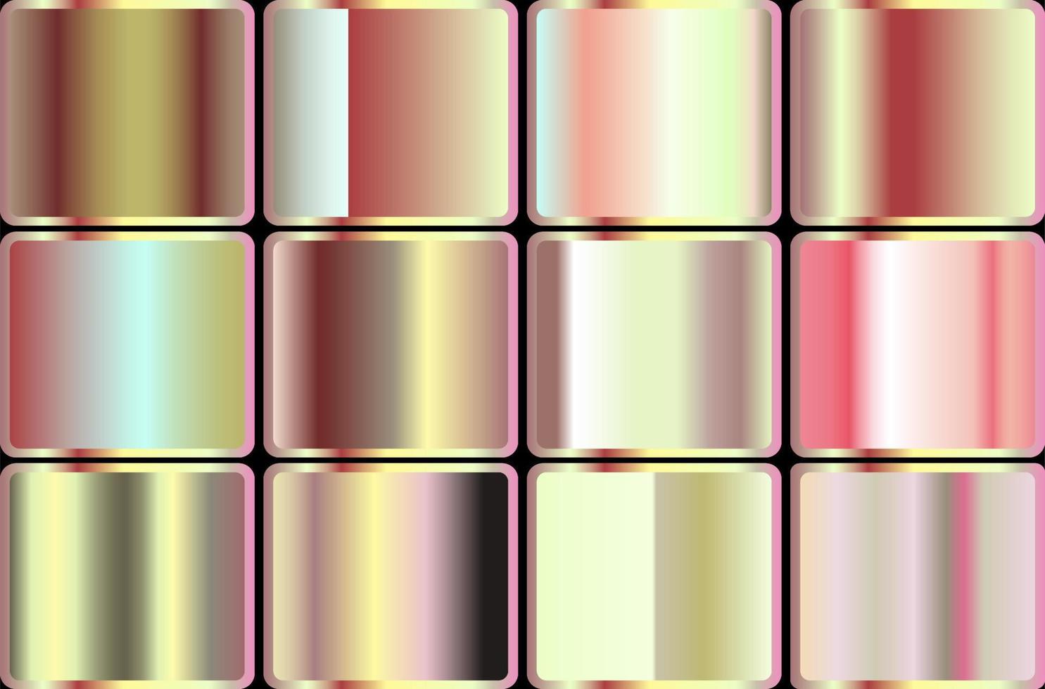 Golden color Gradient vector