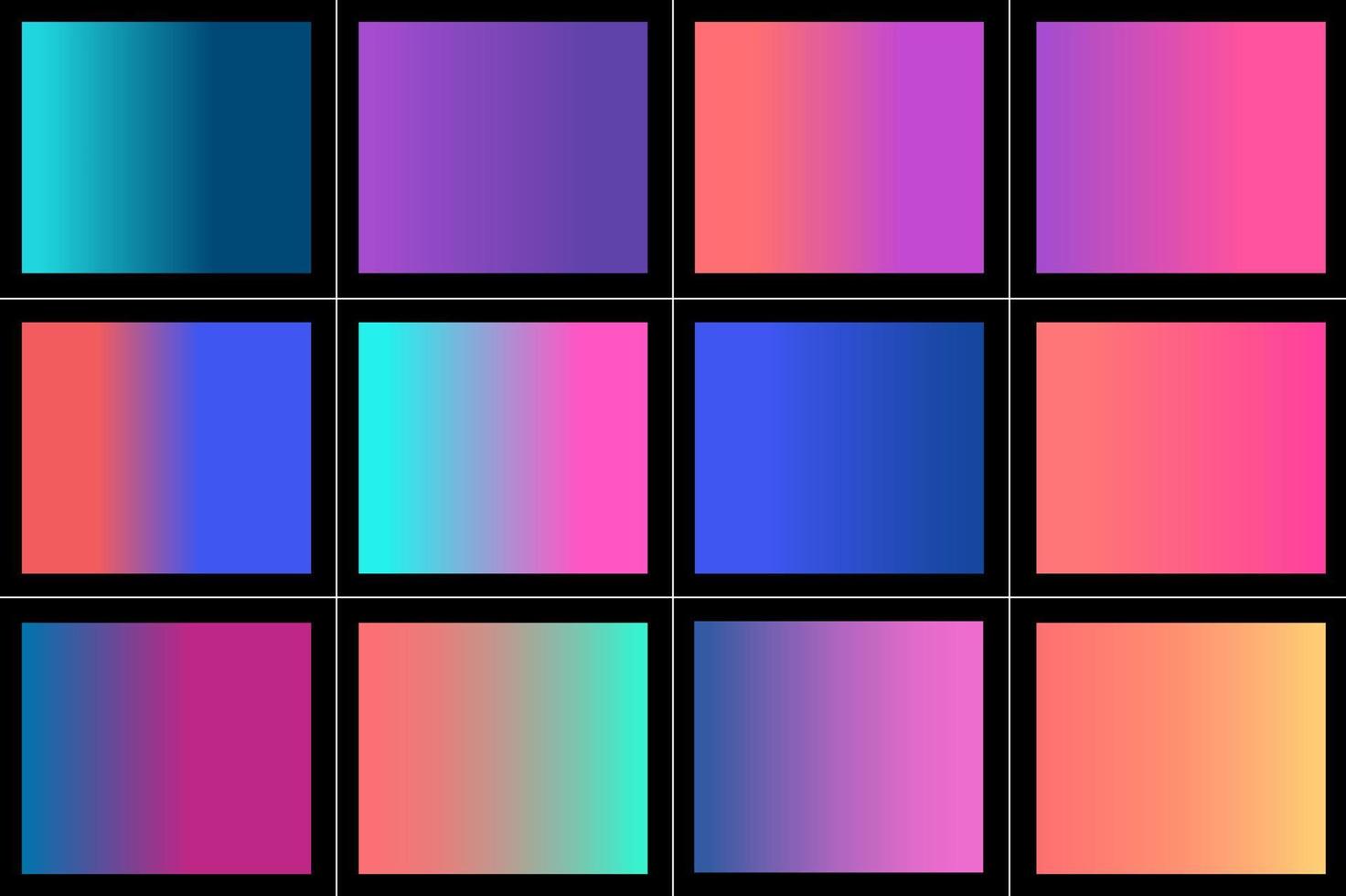 Gradient Pro colors vector