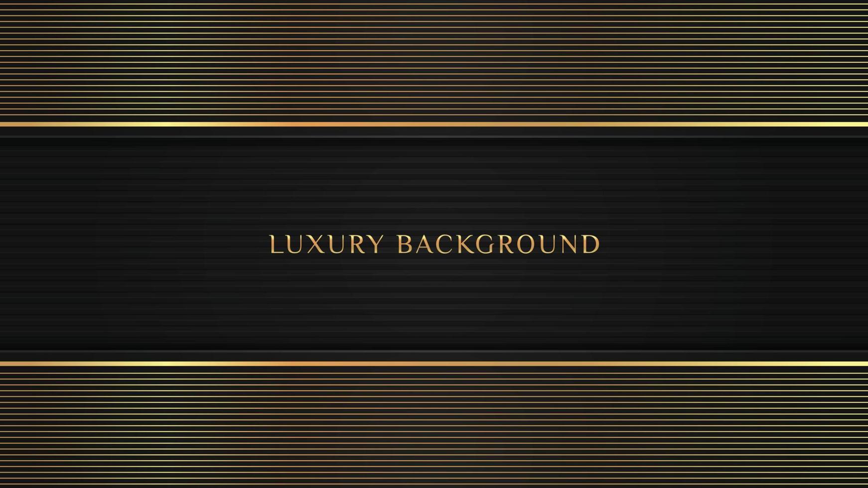 Elegant luxury dark black background with diagonal gold lines element and diagonal line texture vector