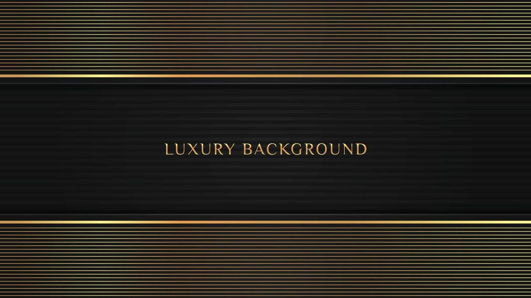 Elegant luxury dark black background with diagonal gold lines element and diagonal line texture vector