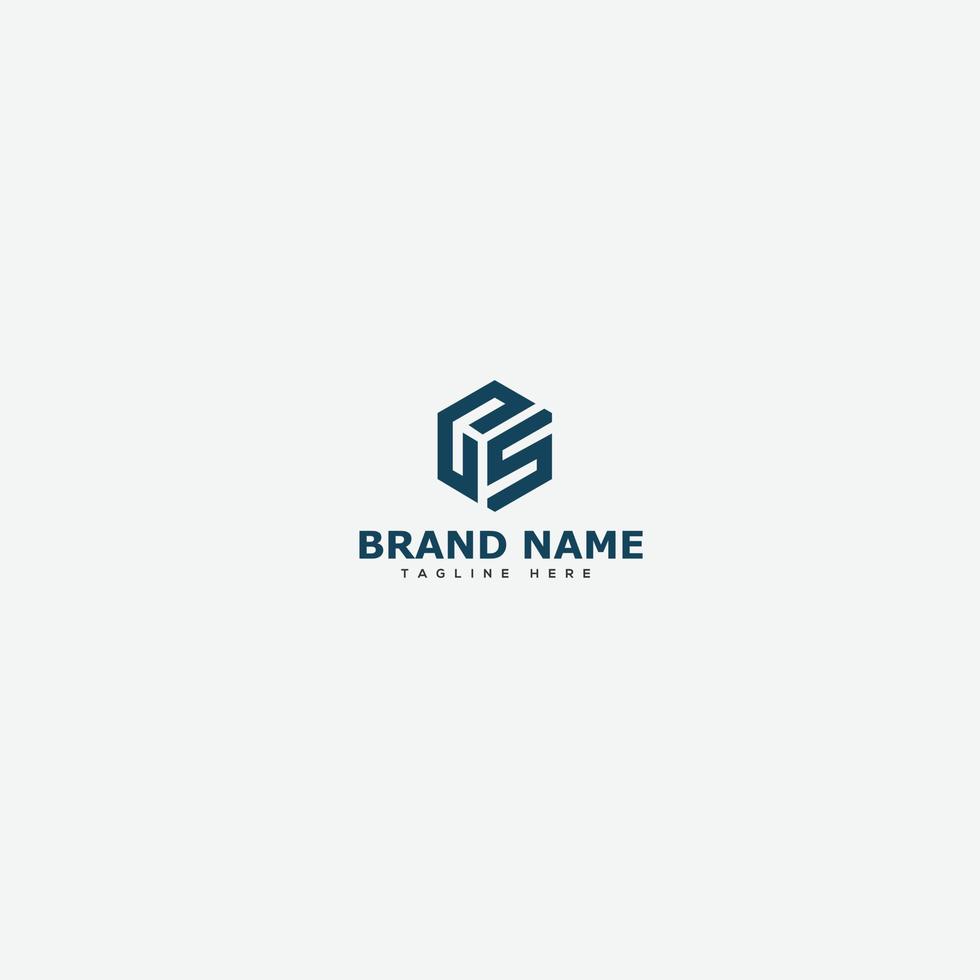 CS Logo Design Template Vector Graphic Branding Element.