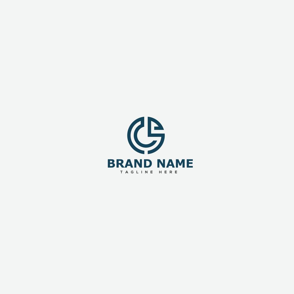 CS Logo Design Template Vector Graphic Branding Element.