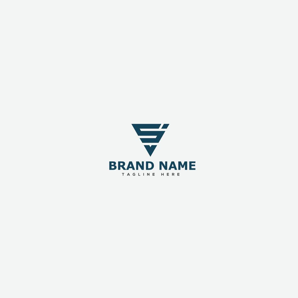 SJ Logo Design Template Vector Graphic Branding Element.
