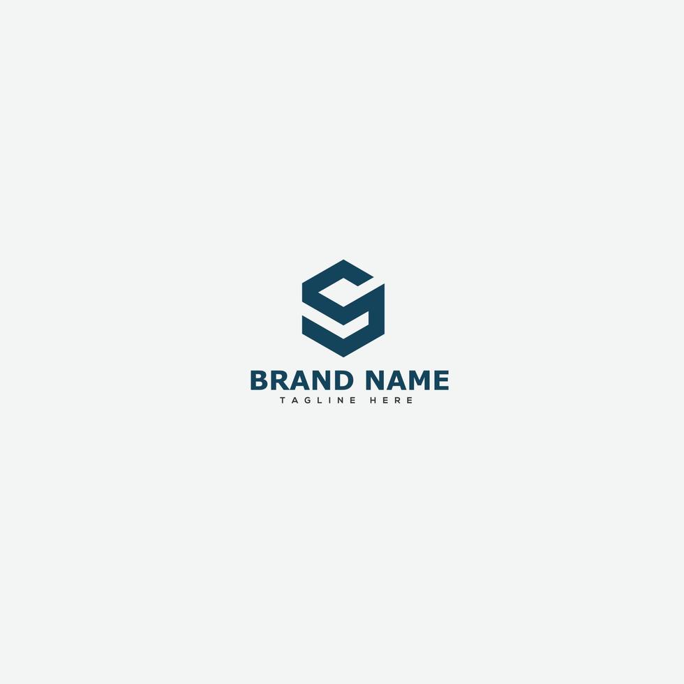 CS Logo Design Template Vector Graphic Branding Element.
