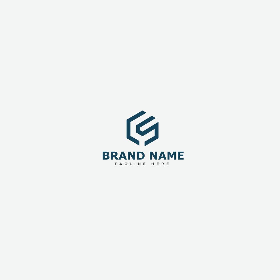 CS Logo Design Template Vector Graphic Branding Element.