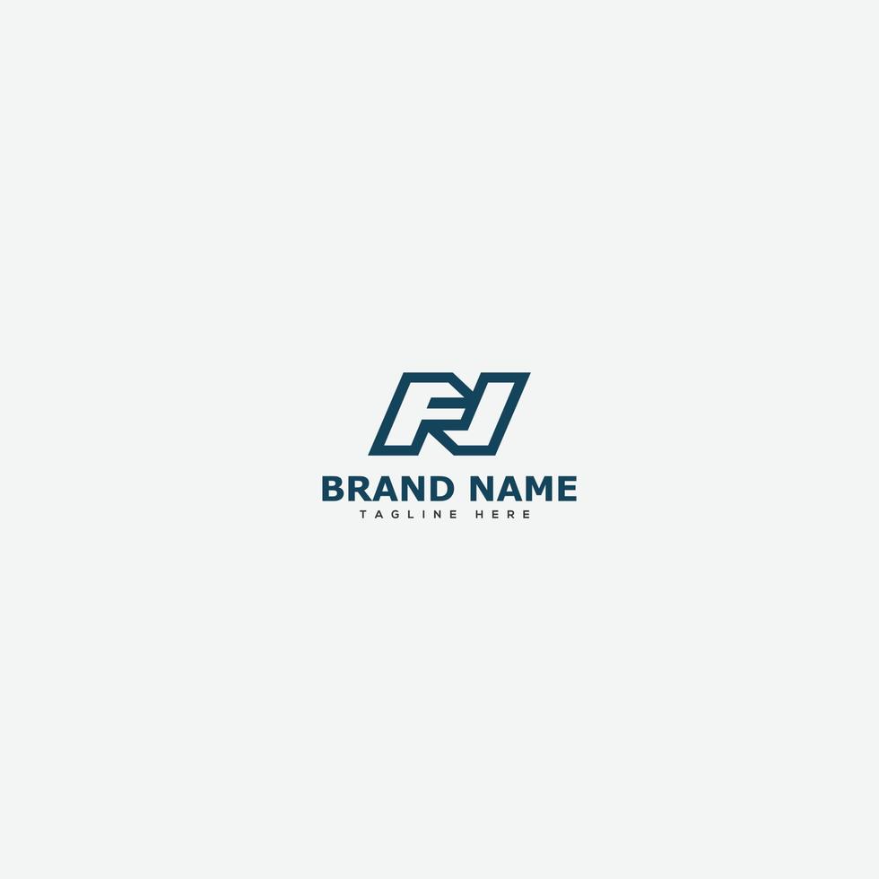 FN Logo Design Template Vector Graphic Branding Element.