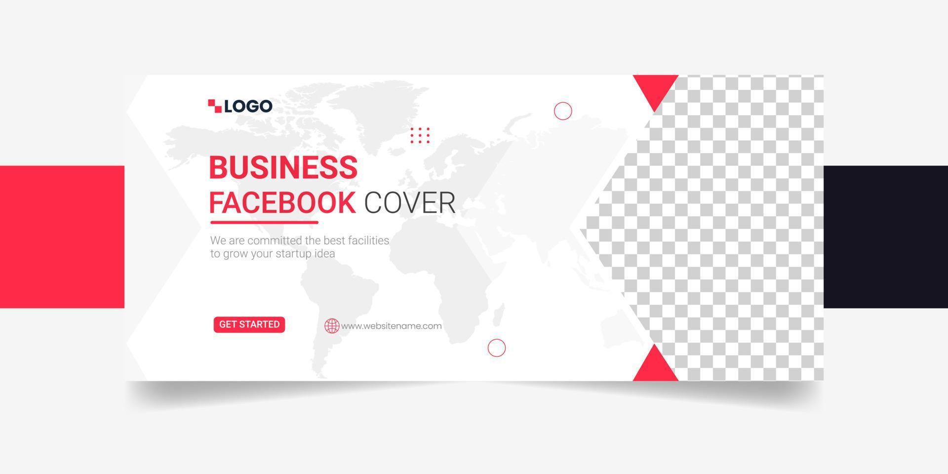 Marketing agency cover and banner template vector