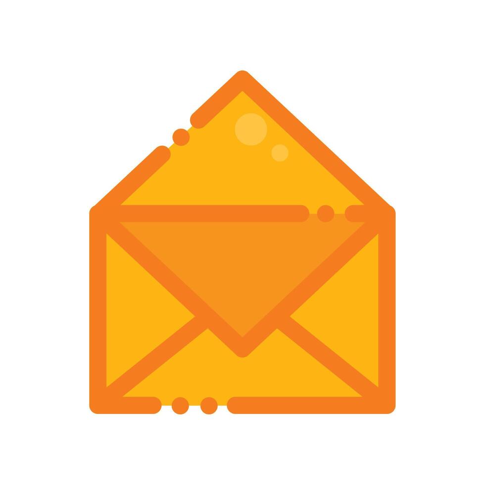 envelope mail open vector