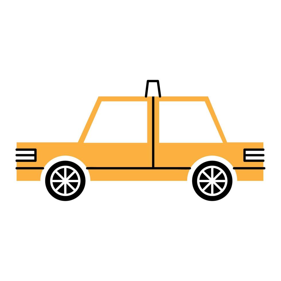 taxi mean transport vector