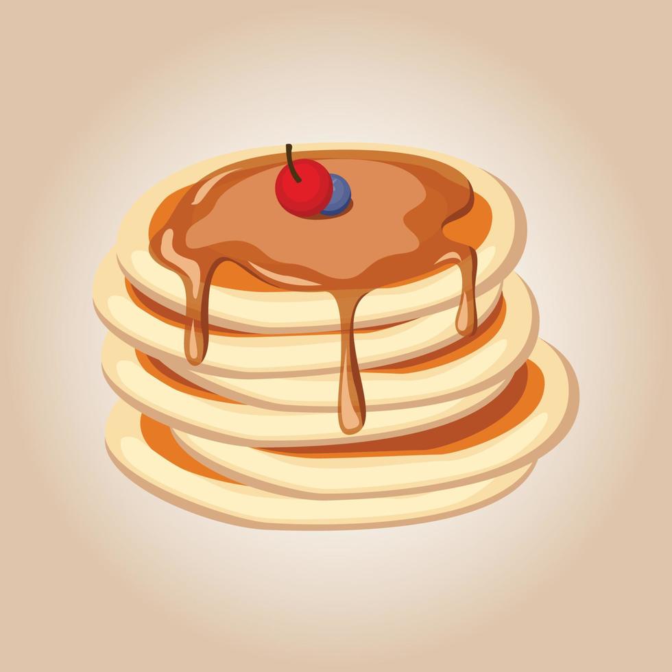 Pancake vector illustration premium vector illustration