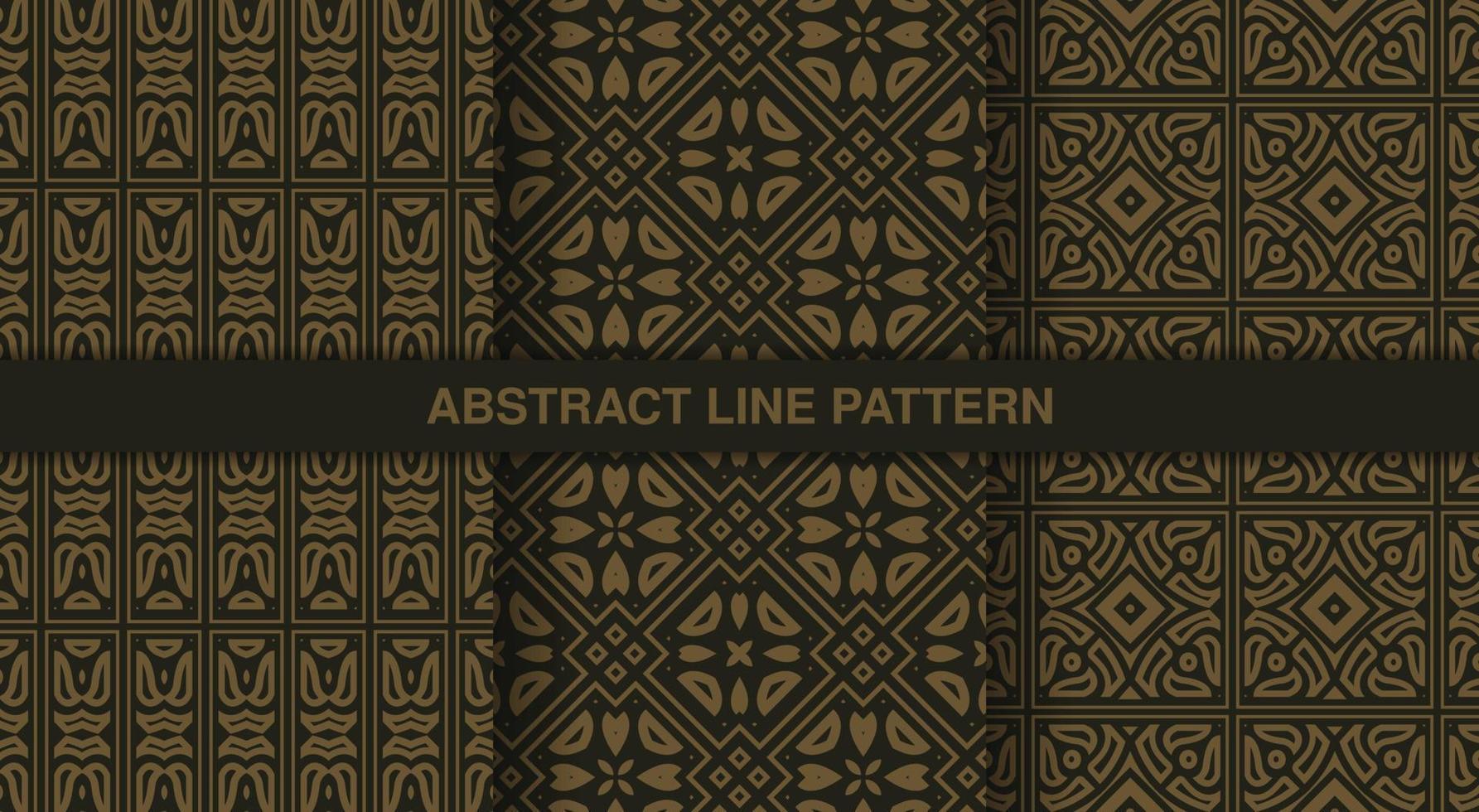 Collection of seamless ornamental ethnic patterns vector
