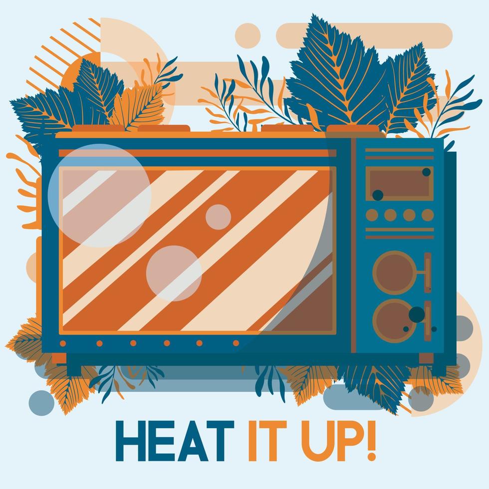 Artistic Object Illustration Heat It Up vector