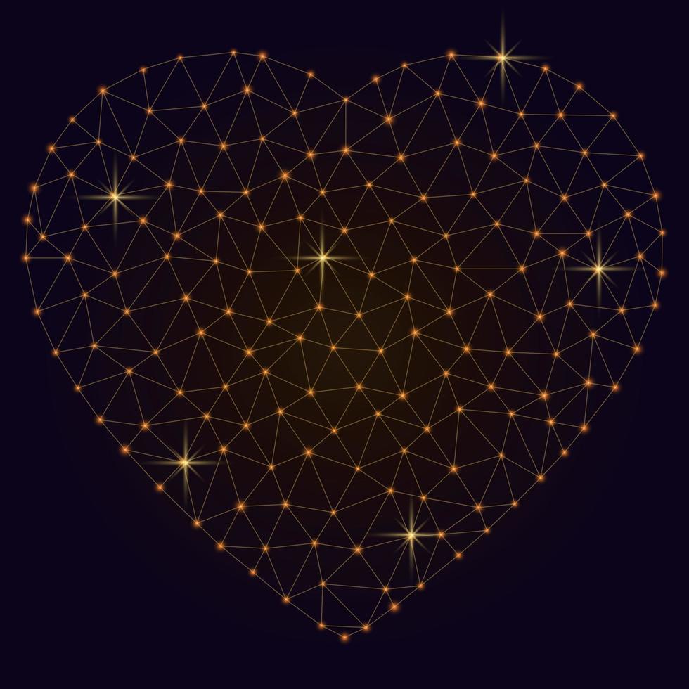 Abstract heart vector illustration