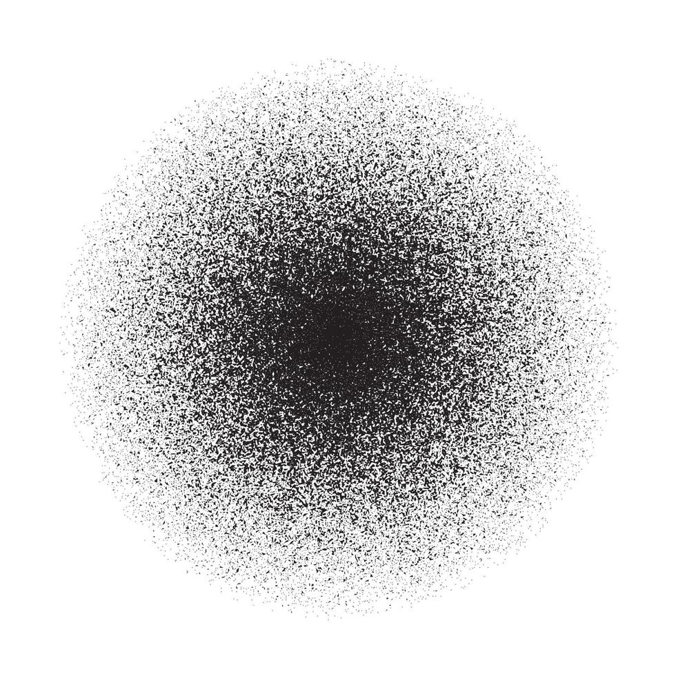 Noise gradient halftone grunge texture, grain stipple background template for your design vector