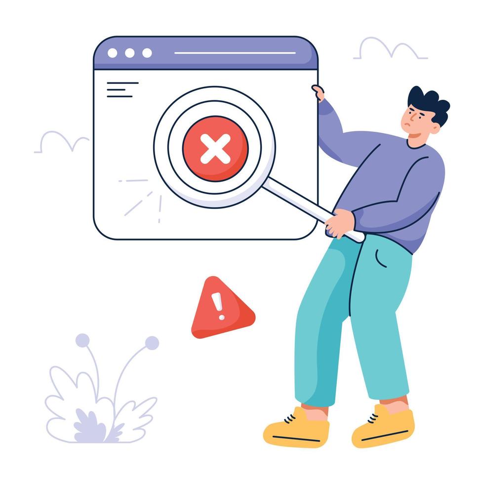 Account sign up flat modern illustration vector