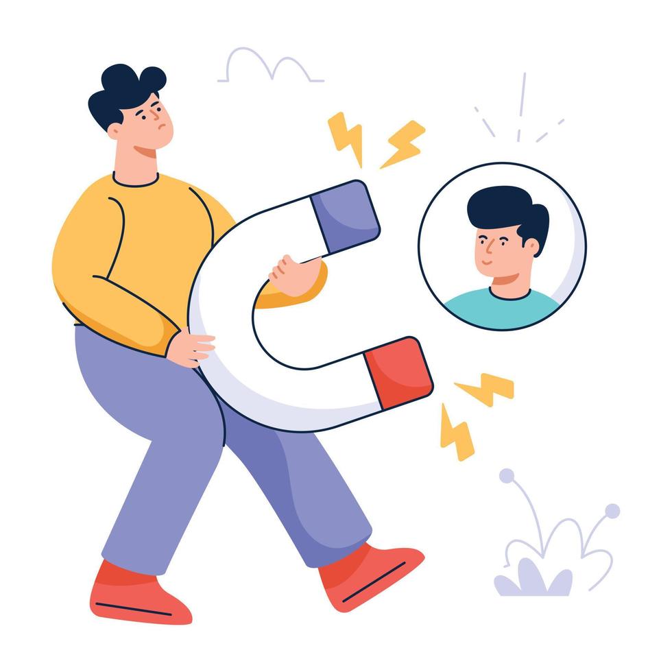 An illustration of online services flat design vector