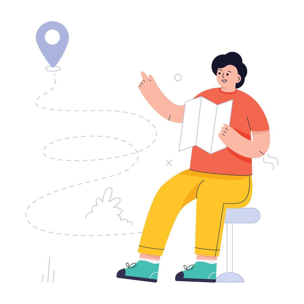 Illustration of market analysis flat design vector